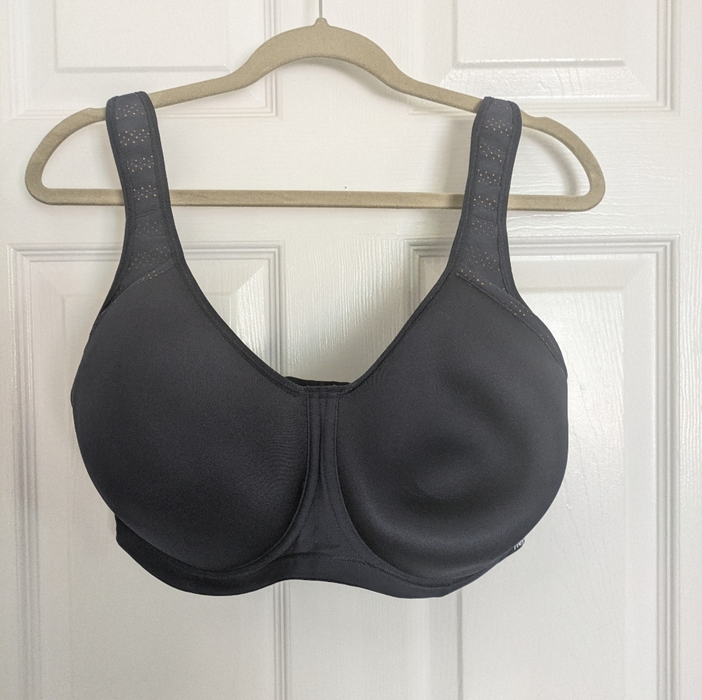 Freya Active Underwired Sport Bra in Navy/Orange Size 36GG UK/36J US